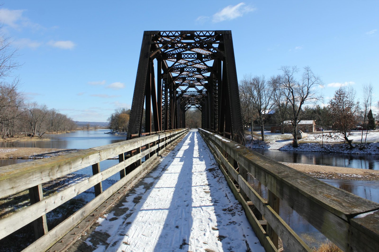 Looking south